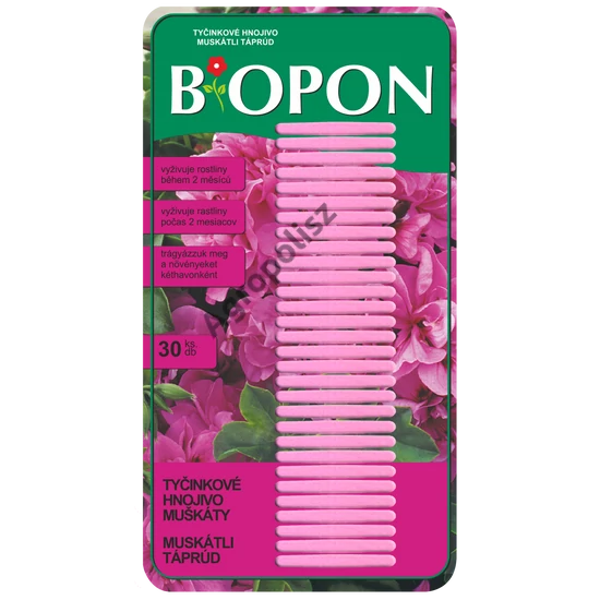 BIOPON táprúd Muskátlis 30 db/csomag