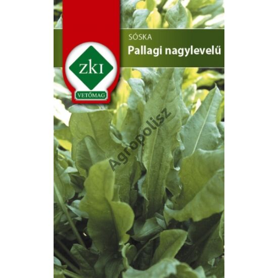 ZKI Pallagi nagylevelű sóska vetőmag 3 g