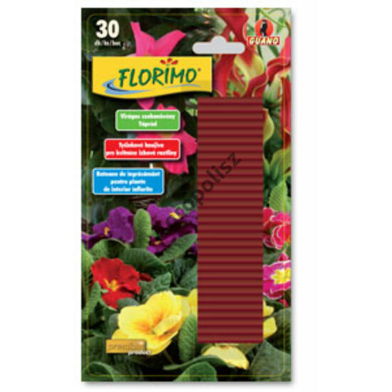 FLORIMO Virágos szobanövény táprúd 30 db/csomag: